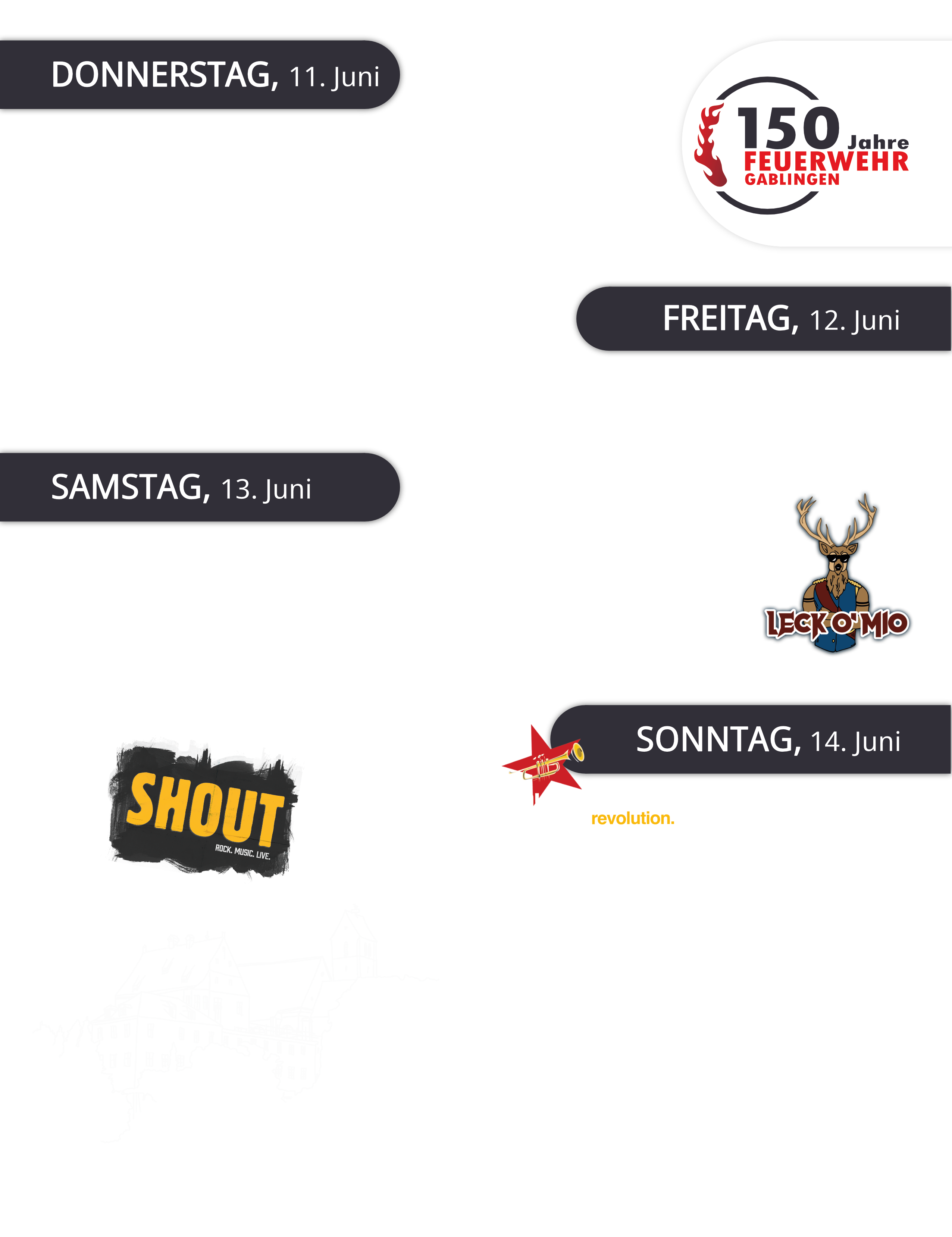 Festprogramm 150 Jahre
