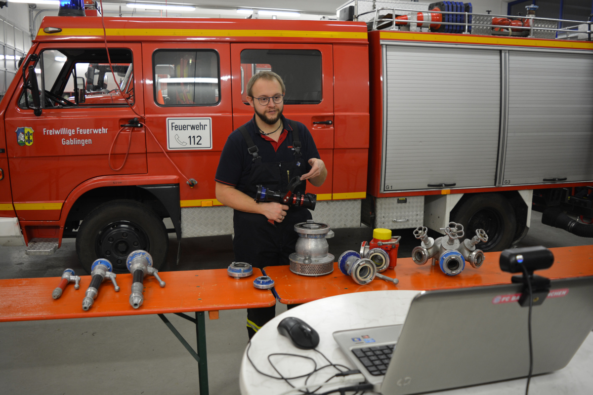 Virtuelle Jugendübung mit Jugendwart Jogi