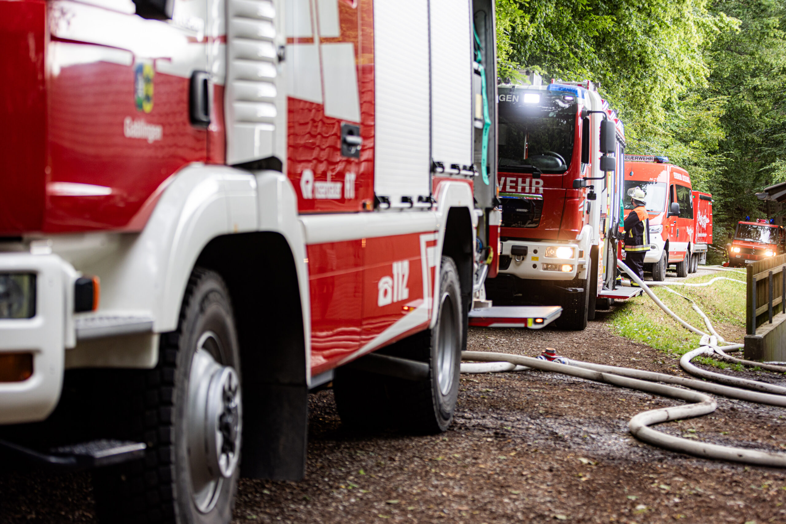 Große Waldbrandübung