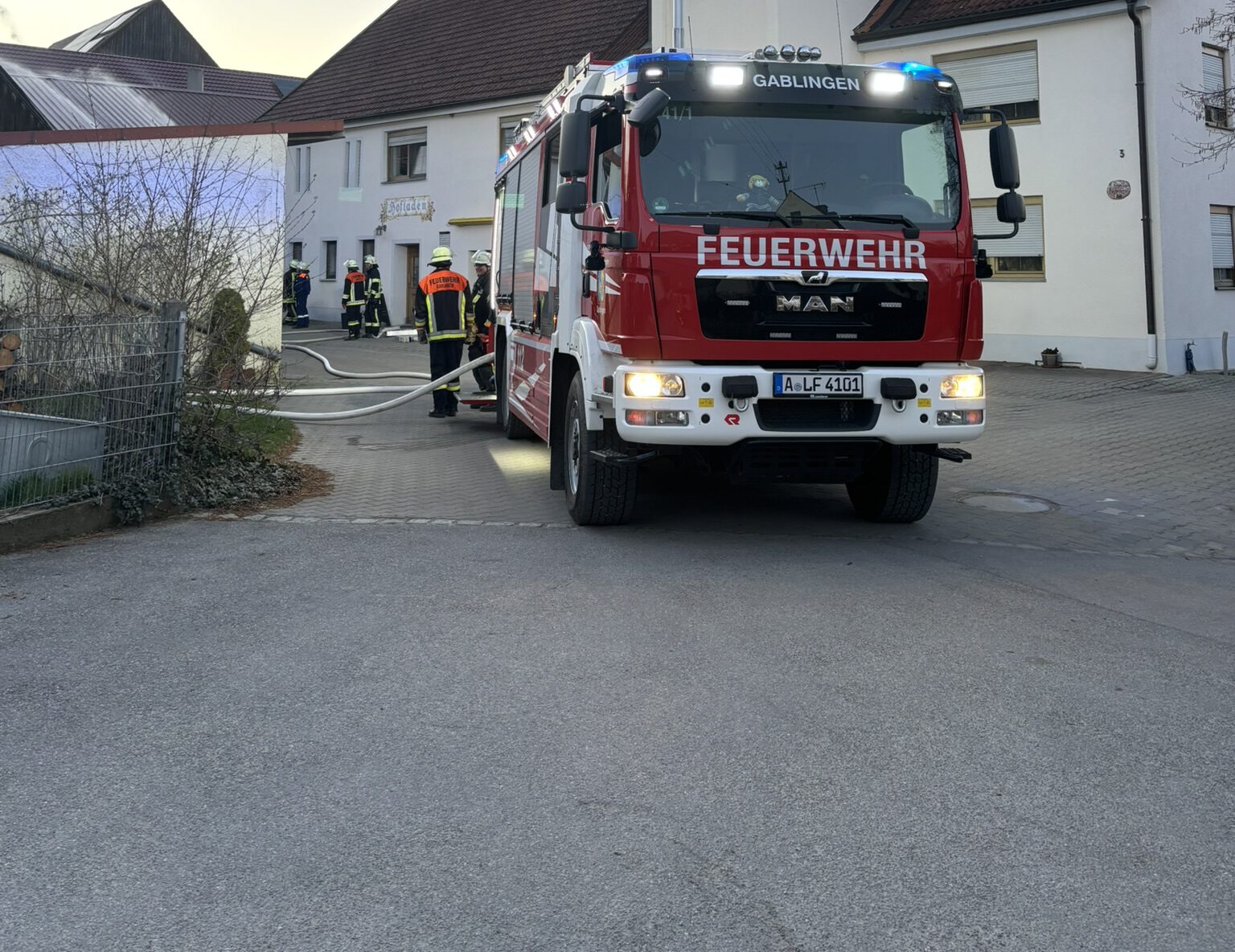 Von Verkehrsunfall bis Gebäudebrand: Die Frühjahrsübungen  der FF Gablingen